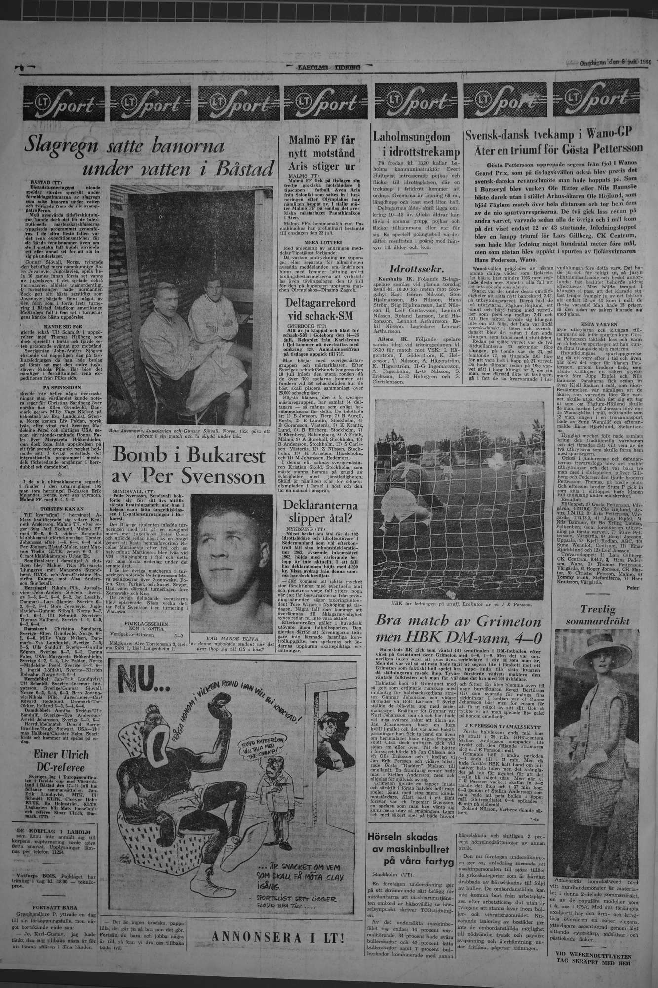 Laholms Tidning Onsdag 8 juli 1964, sida 6