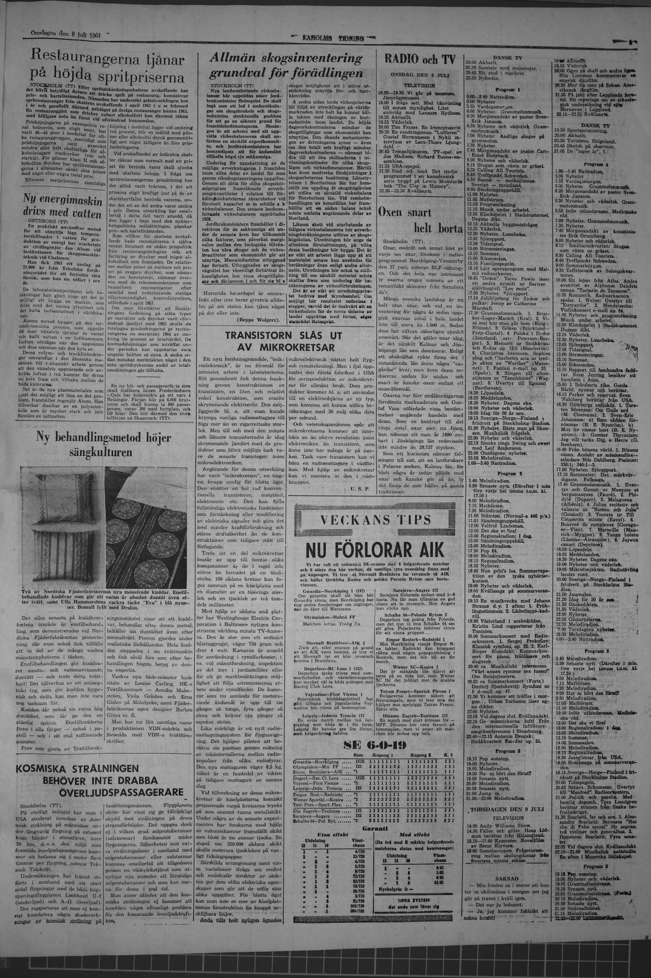 Laholms Tidning Onsdag 8 juli 1964, sida 7