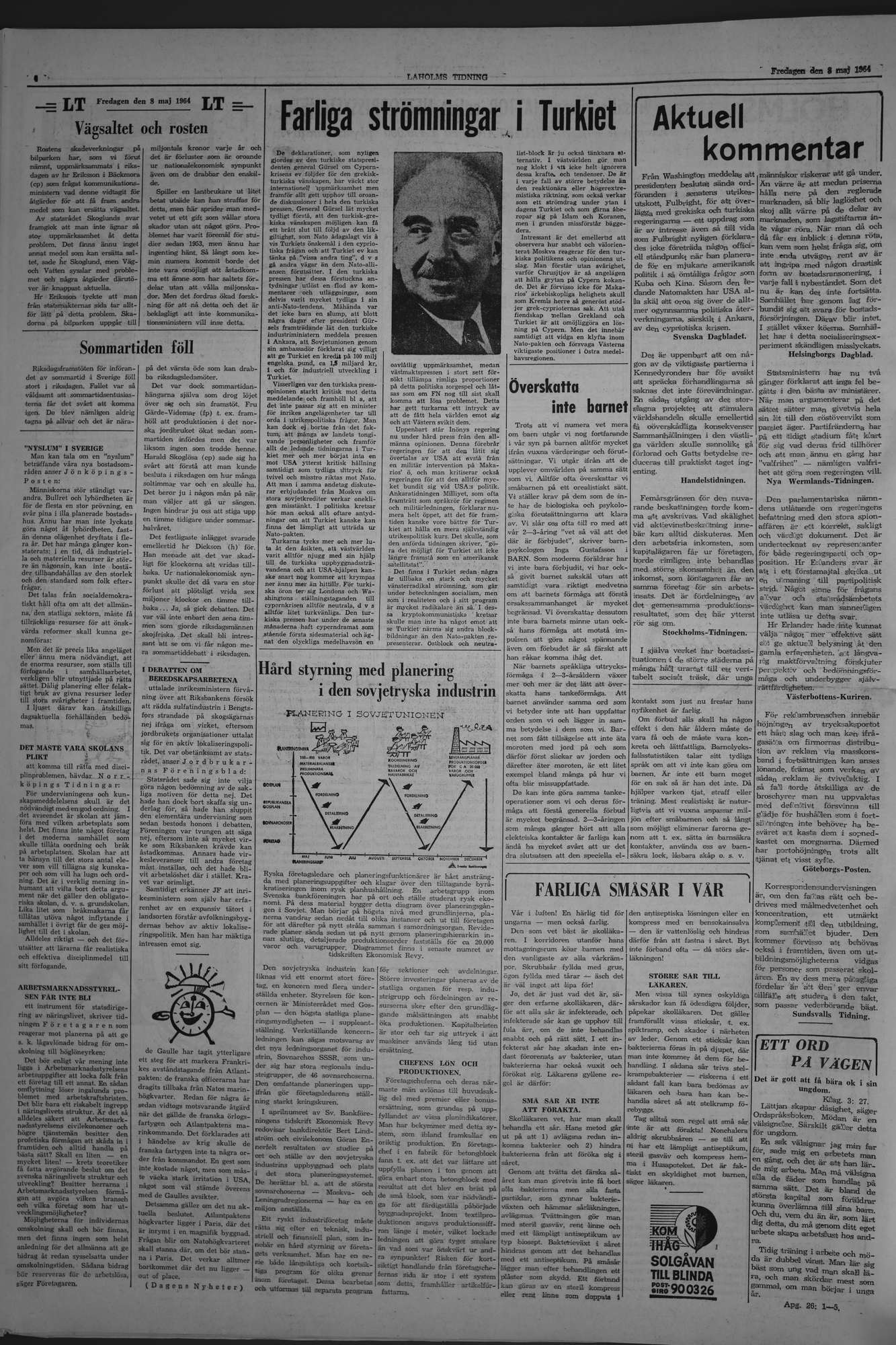 Laholms Tidning Fredag 8 maj 1964, sida 4