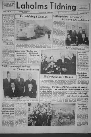 Förstasidan, Onsdag 24 mars 1965