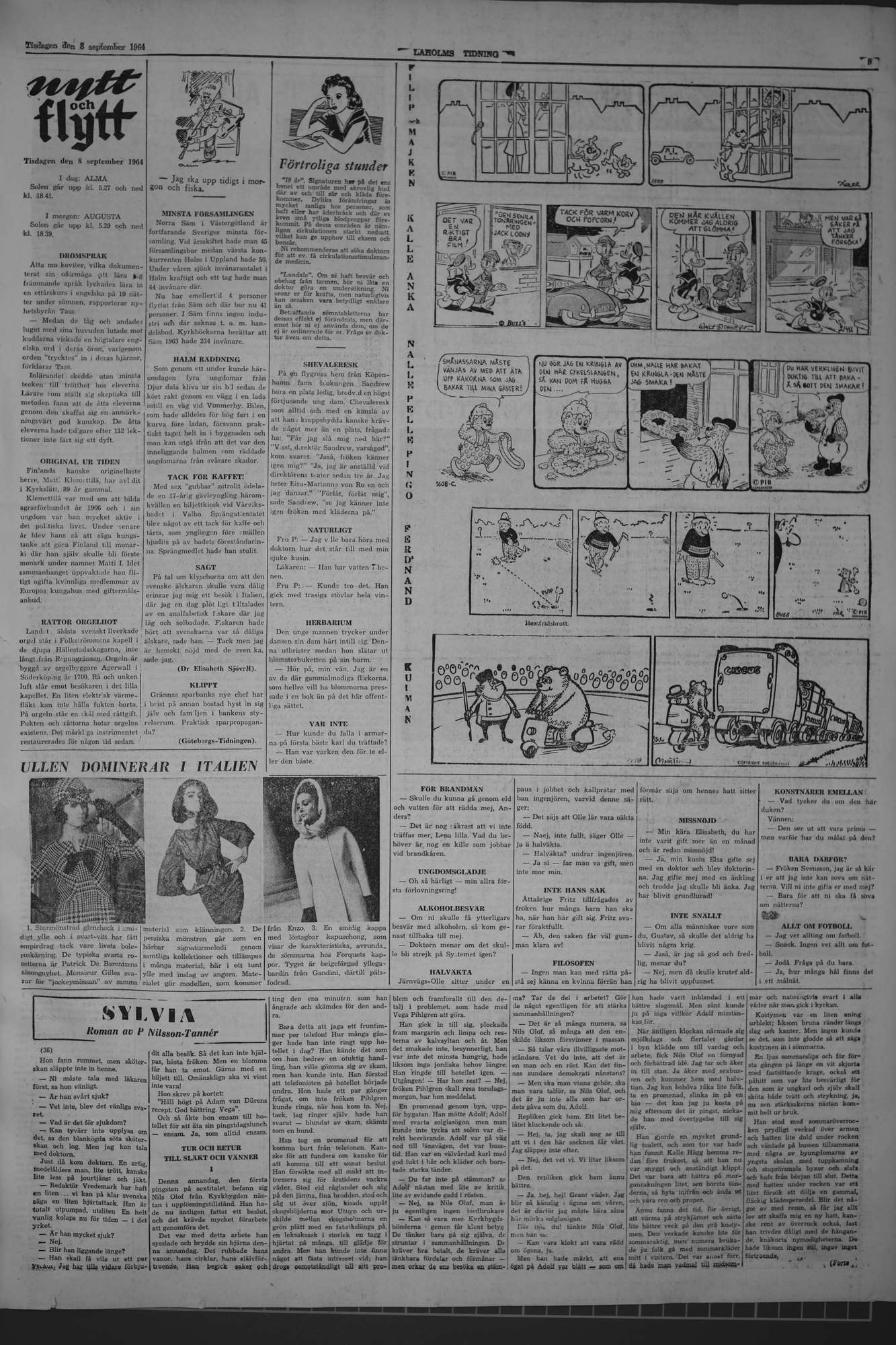 Laholms Tidning Tisdag 8 september 1964, sida 5