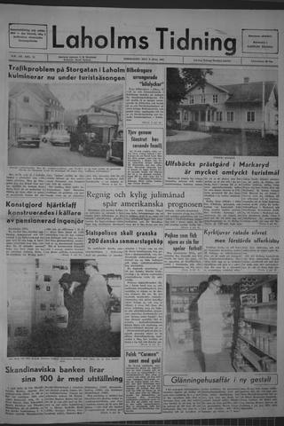 Förstasidan, Torsdag 9 juli 1964