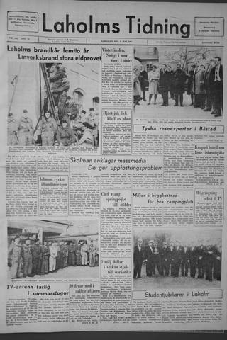 Förstasidan, Lördag 9 maj 1964