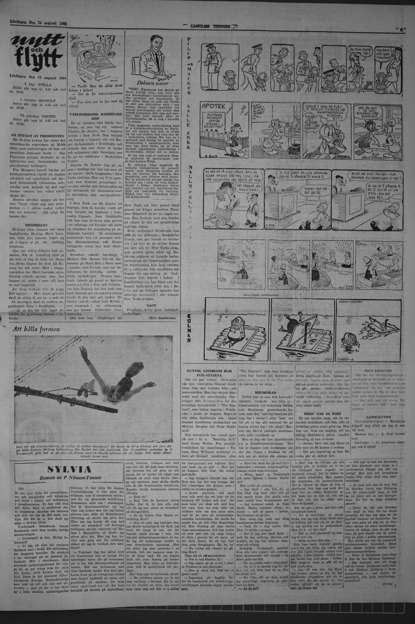 Laholms Tidning Lördag 15 augusti 1964, sida 5