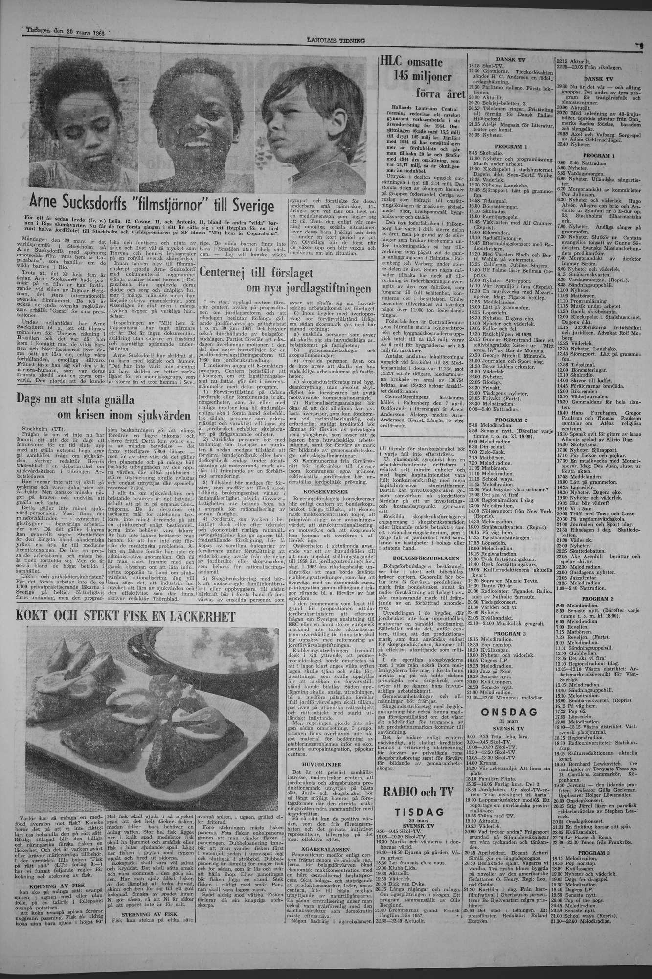 Laholms Tidning Tisdag 30 mars 1965, sida 7
