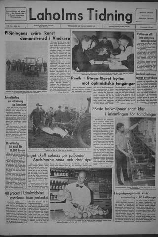 Förstasidan, Torsdag 11 november 1965