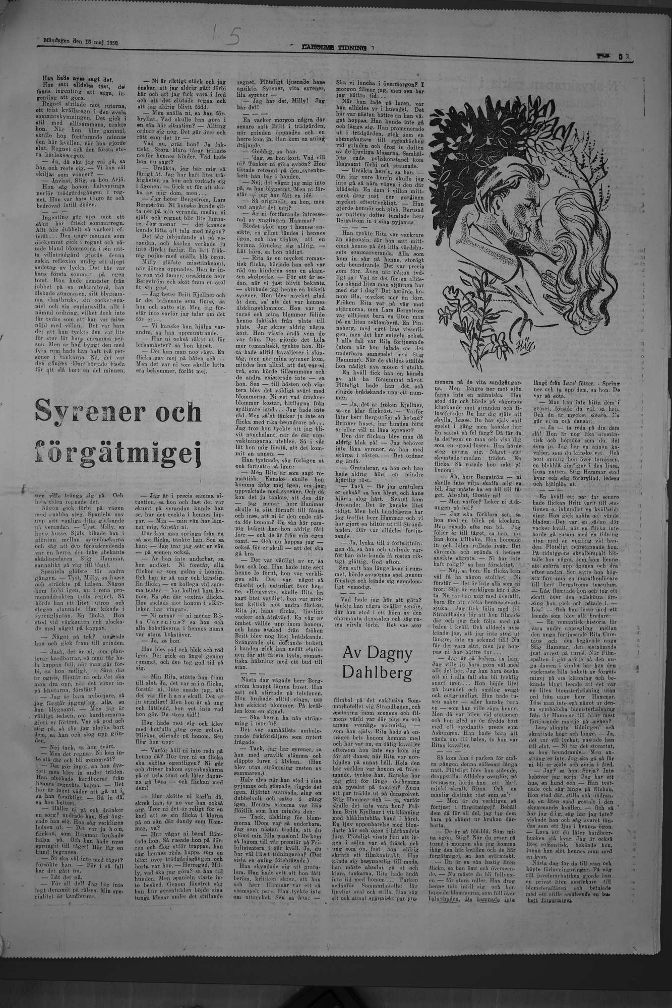 Laholms Tidning Måndag 15 maj 1950, sida 5
