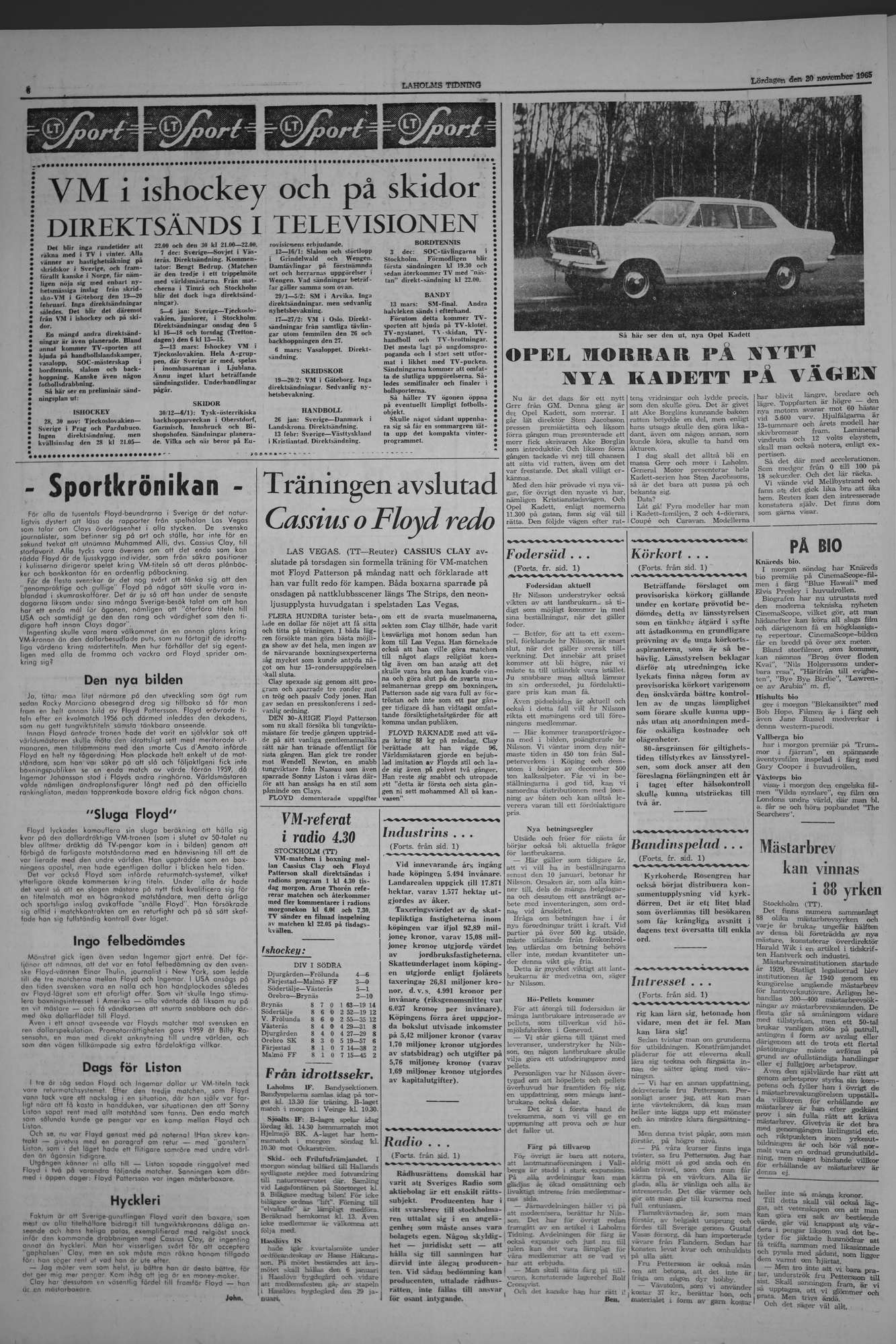 Laholms Tidning Lördag 20 november 1965, sida 6