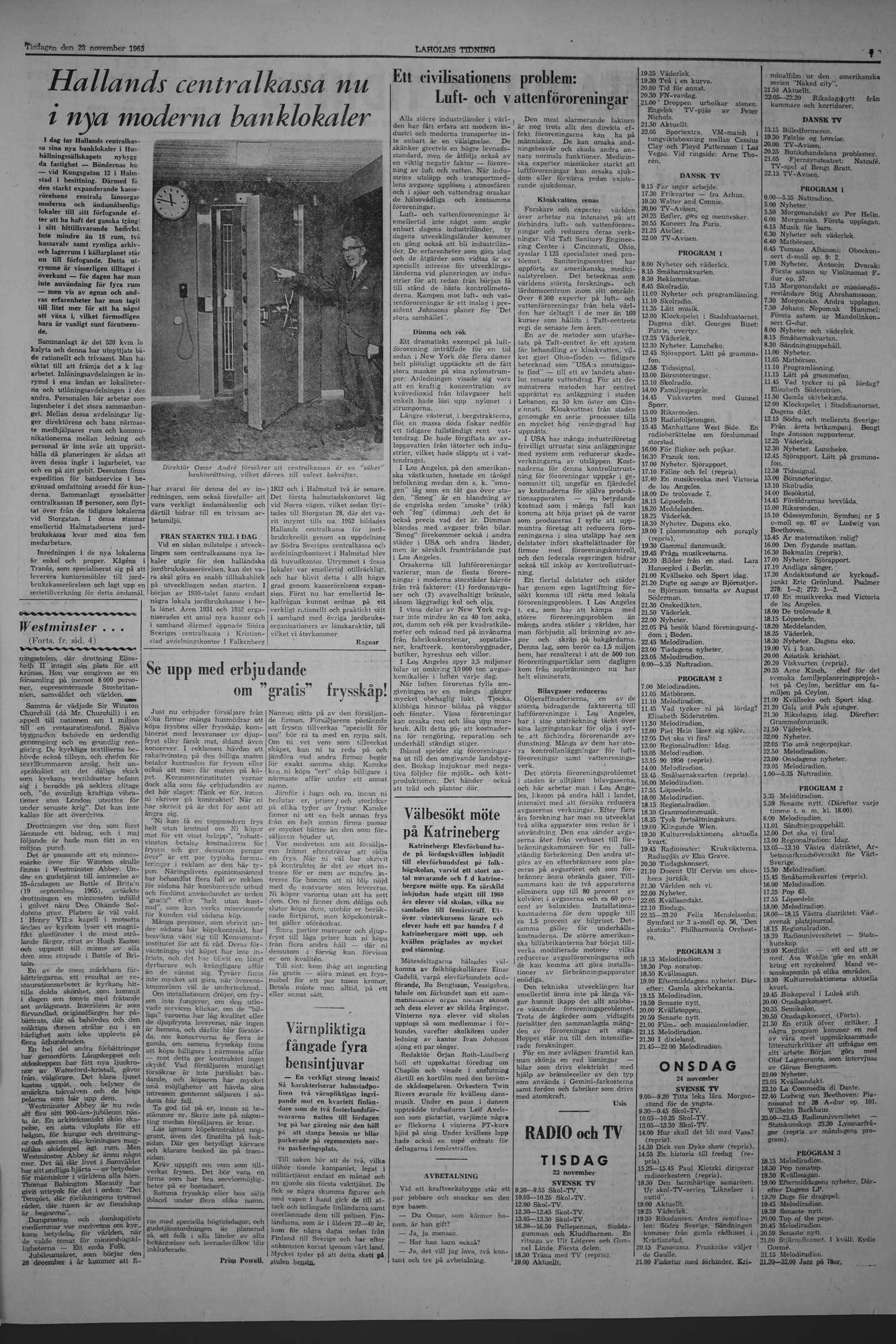 Laholms Tidning Tisdag 23 november 1965, sida 7