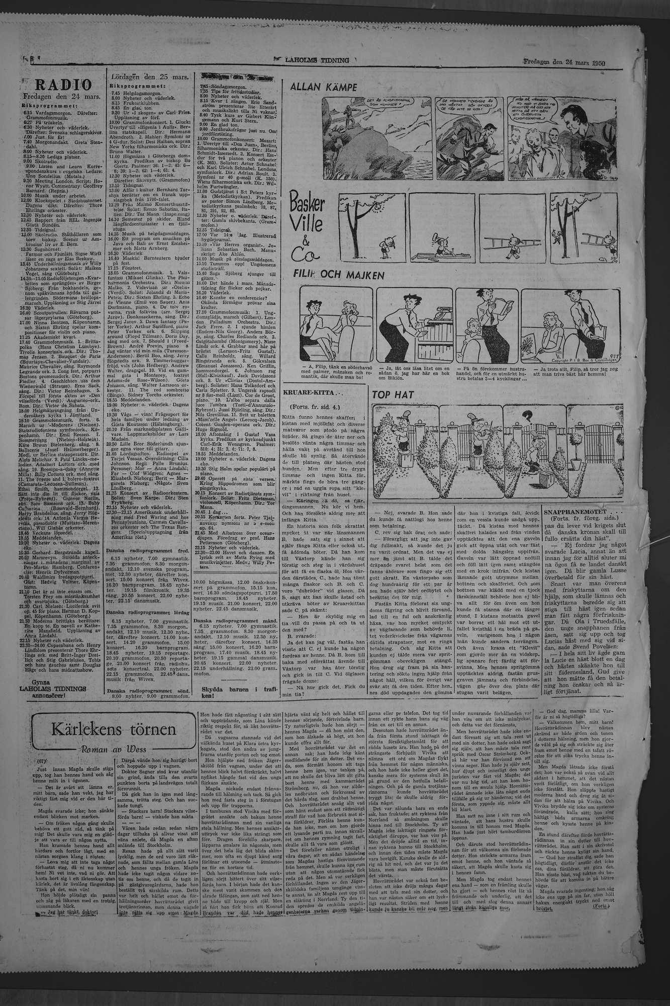 Laholms Tidning Fredag 24 mars 1950, sida 8