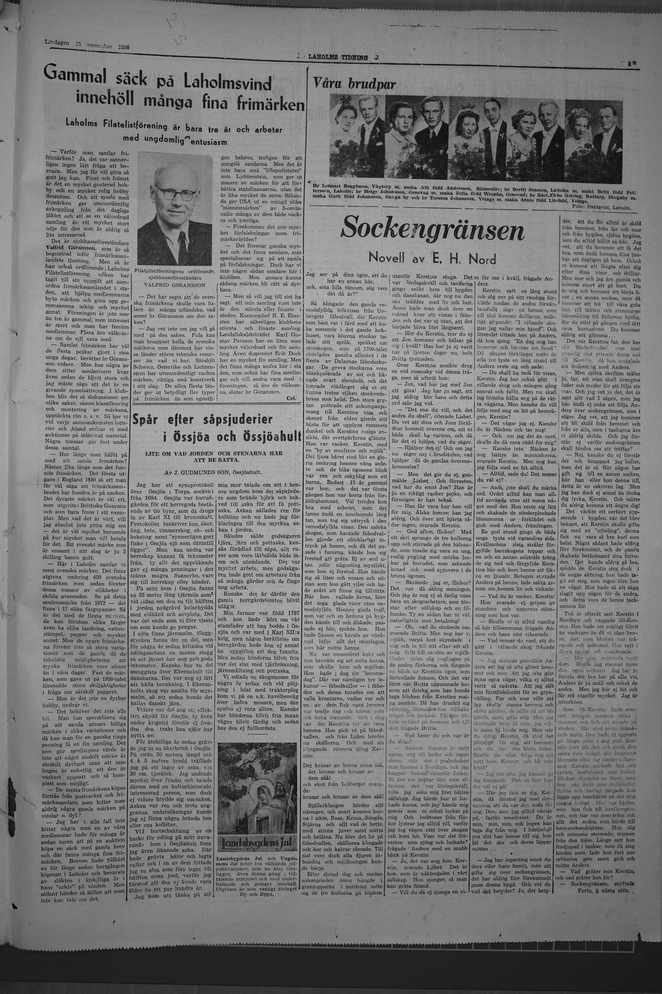 Laholms Tidning Lördag 25 november 1950, sida 5