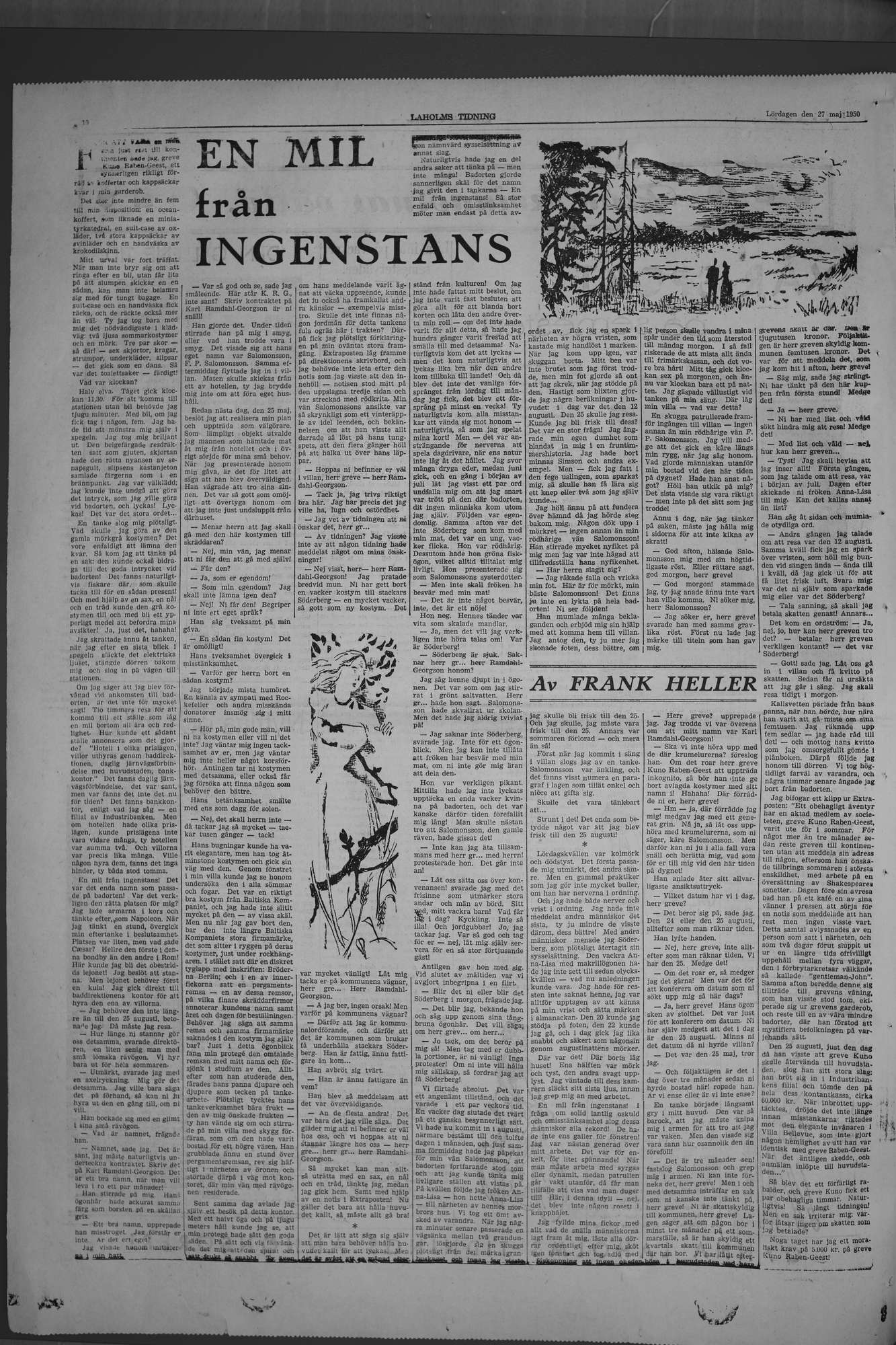 Laholms Tidning Lördag 27 maj 1950, sida 4