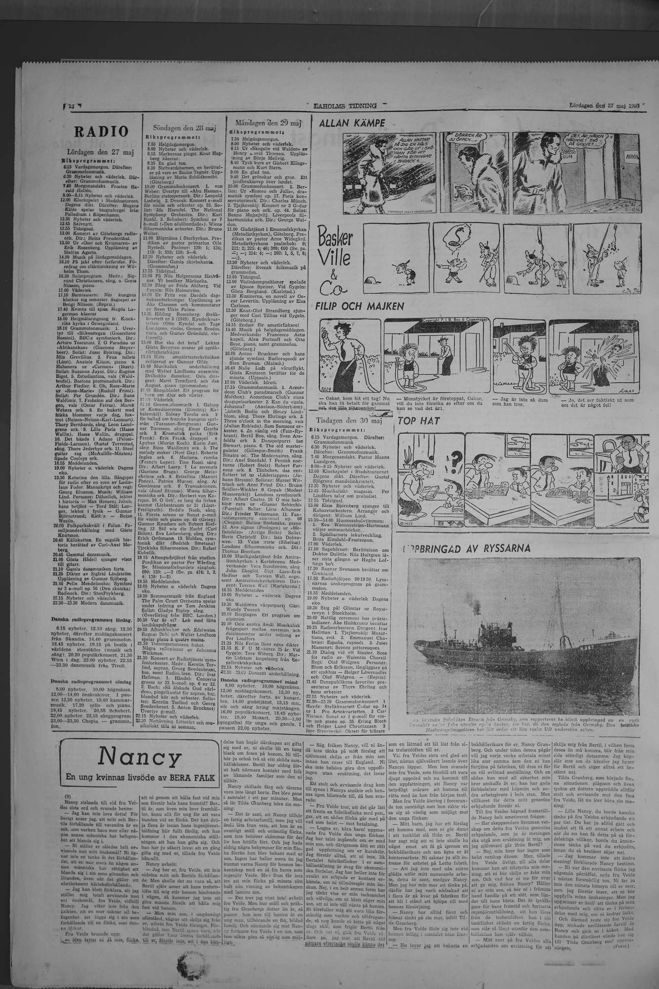 Laholms Tidning Lördag 27 maj 1950, sida 6