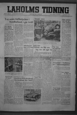 Förstasidan, Måndag 27 mars 1950