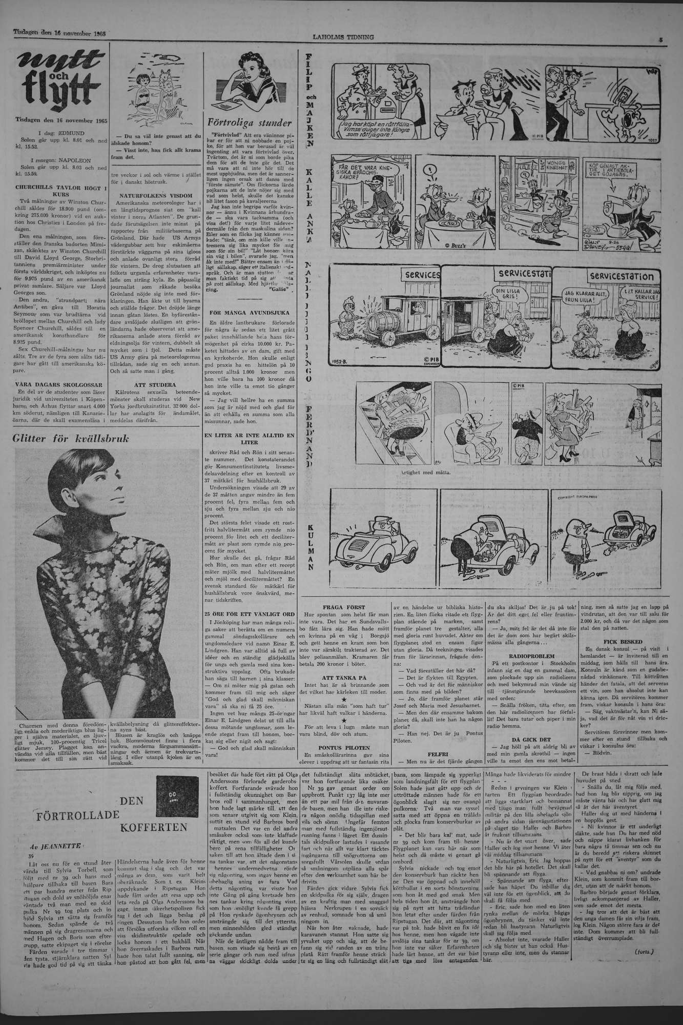 Laholms Tidning Tisdag 16 november 1965, sida 5