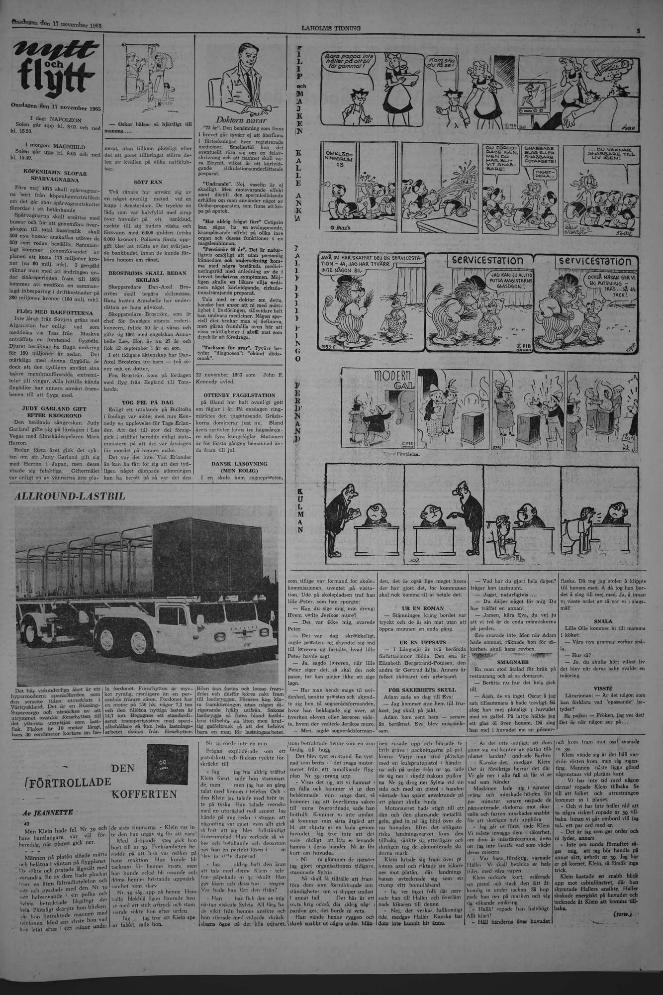 Laholms Tidning Onsdag 17 november 1965, sida 5
