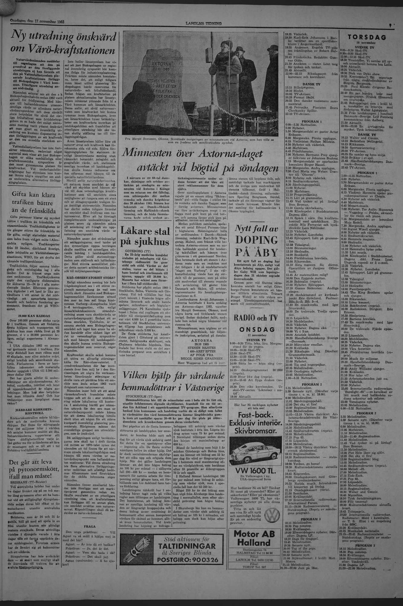 Laholms Tidning Onsdag 17 november 1965, sida 7