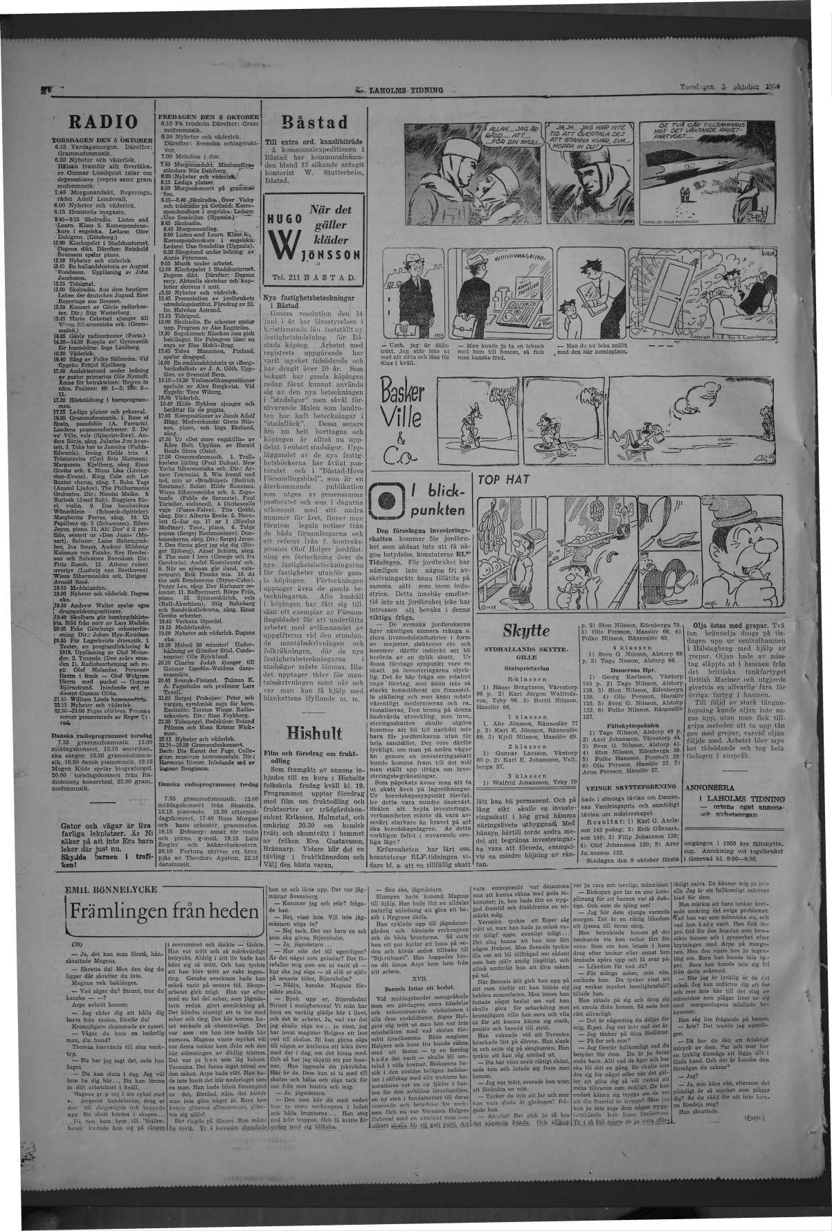 Laholms Tidning Torsdag 5 oktober 1950, sida 6