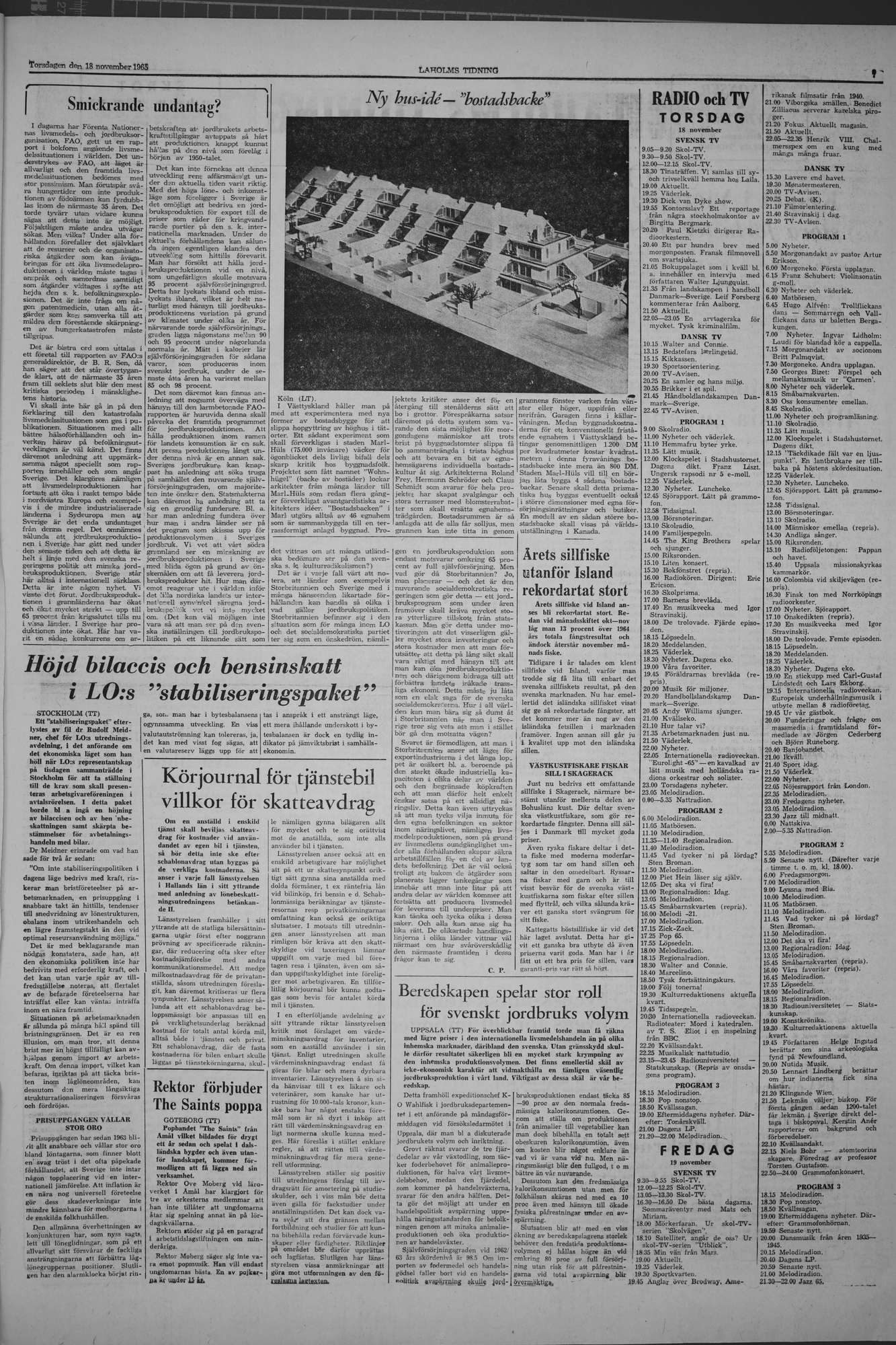 Laholms Tidning Torsdag 18 november 1965, sida 7