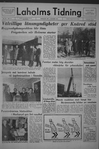 Förstasidan, Torsdag 4 november 1965