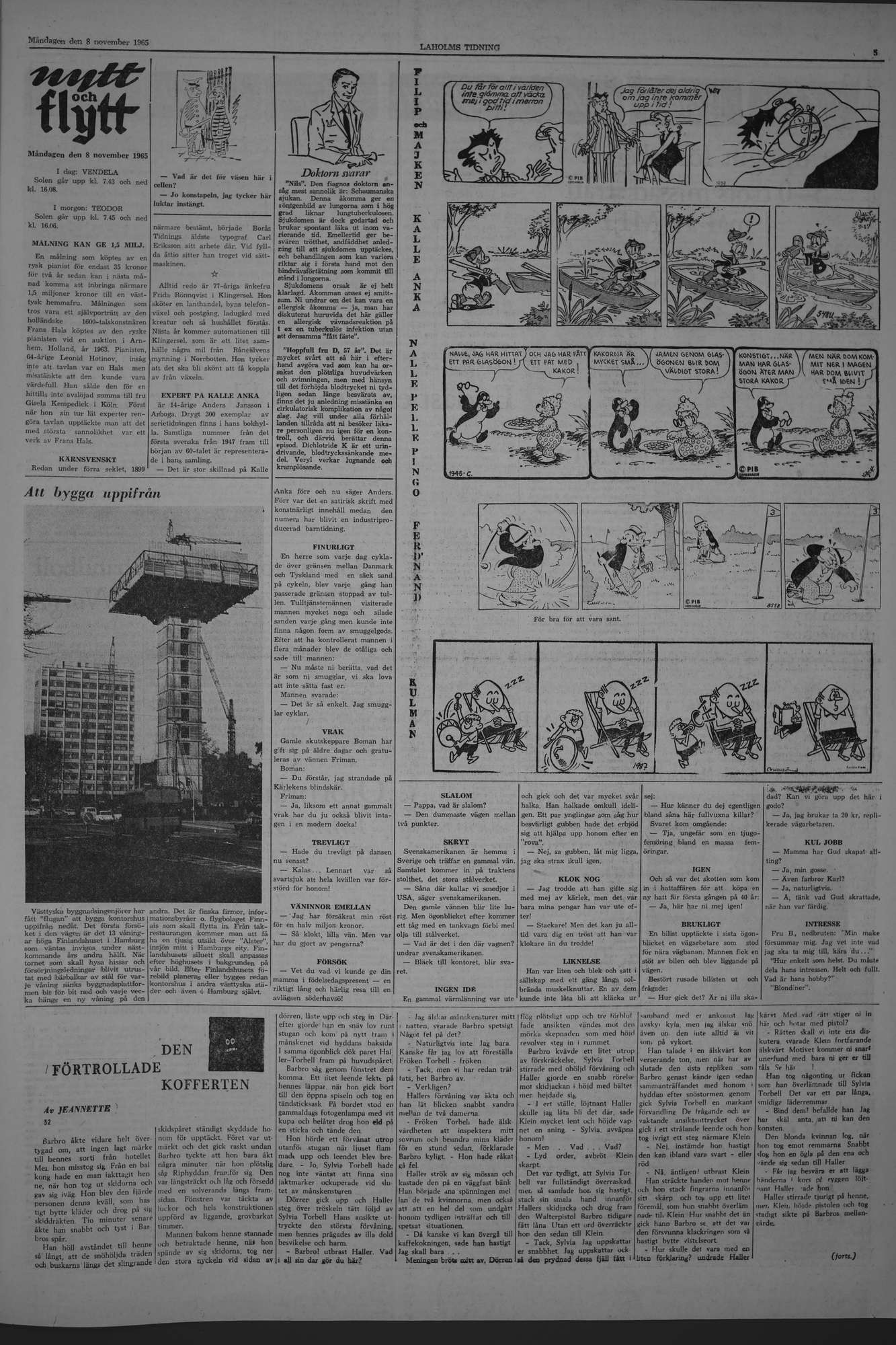 Laholms Tidning Måndag 8 november 1965, sida 5