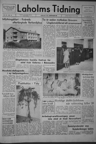 Förstasidan, Lördag 18 september 1965