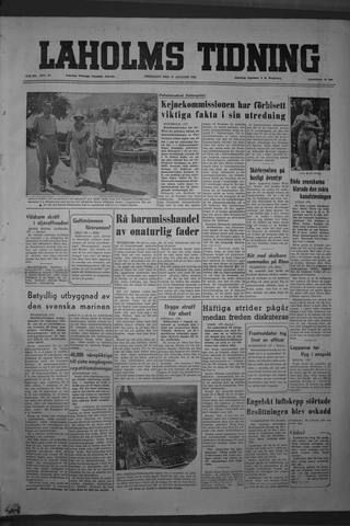 Förstasidan, Fredag 17 augusti 1951