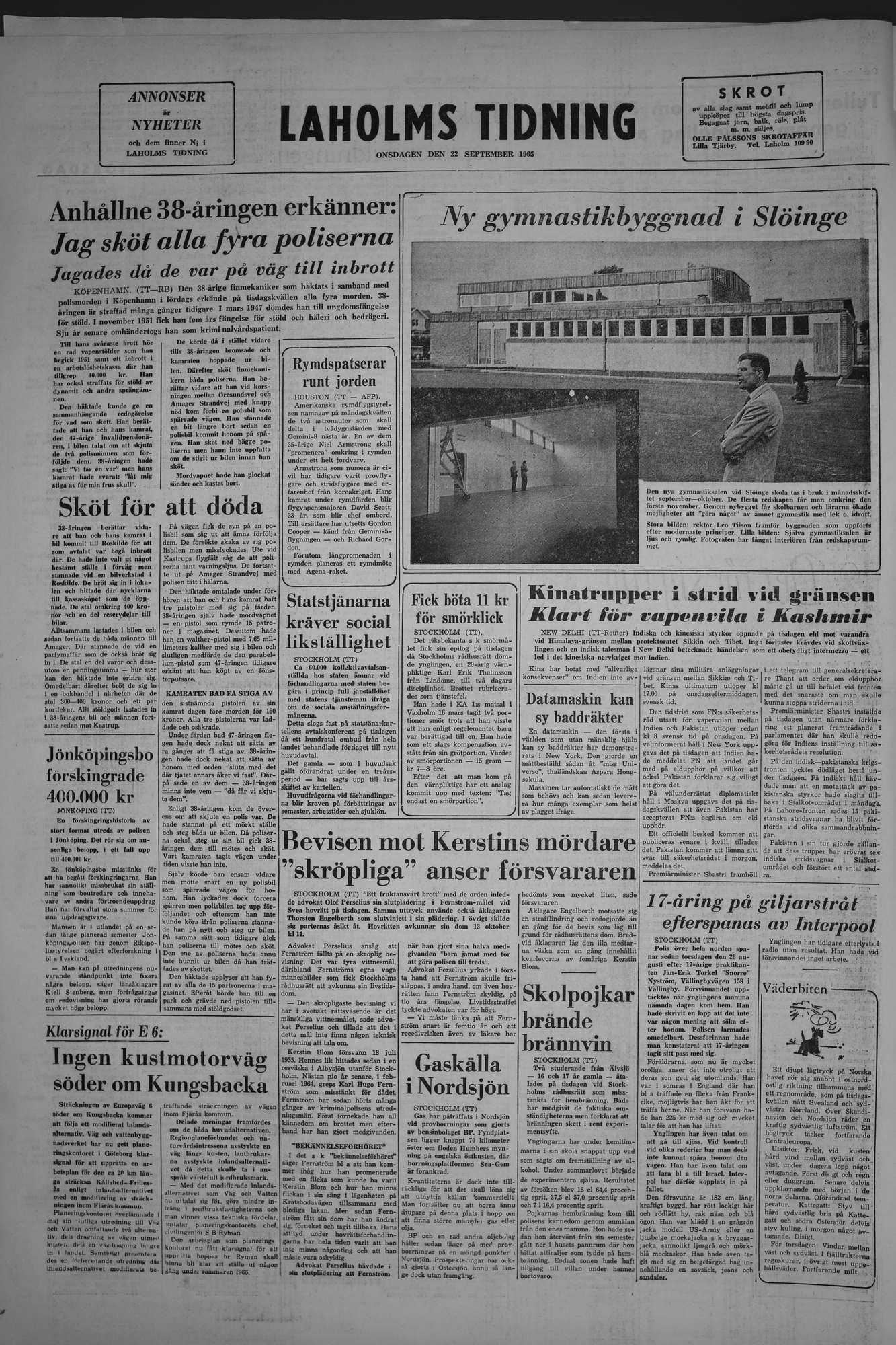 Laholms Tidning Onsdag 22 september 1965, sida 8