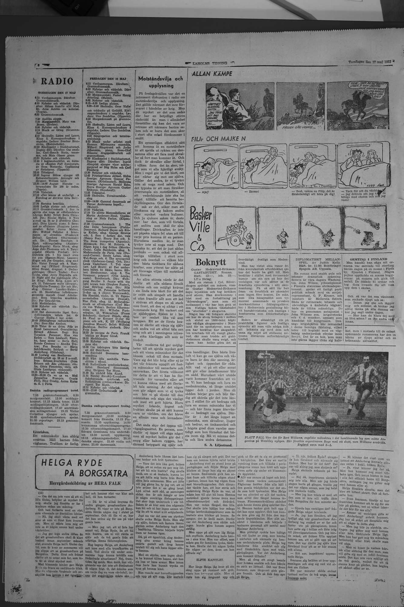 Laholms Tidning Torsdag 17 maj 1951, sida 6