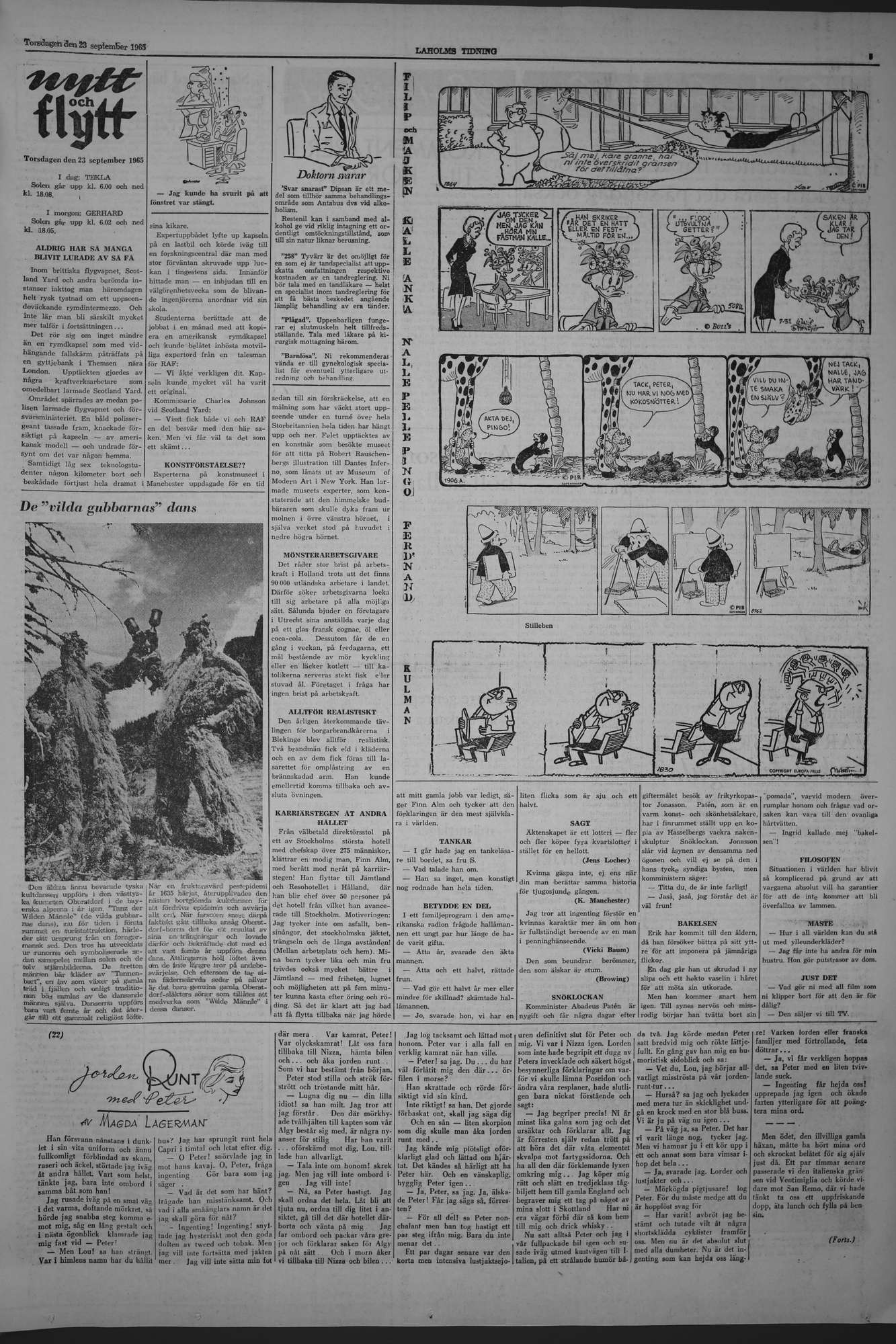 Laholms Tidning Torsdag 23 september 1965, sida 5