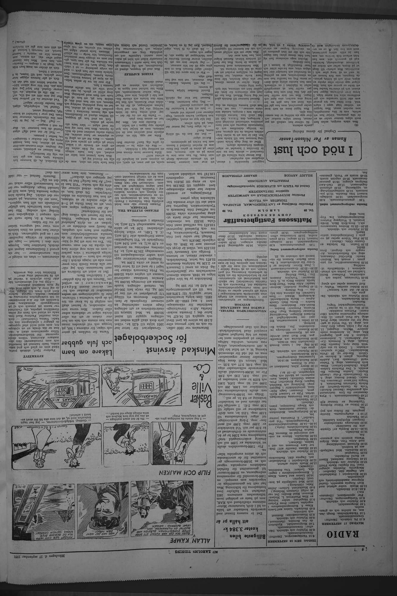 Laholms Tidning Måndag 17 september 1951, sida 6
