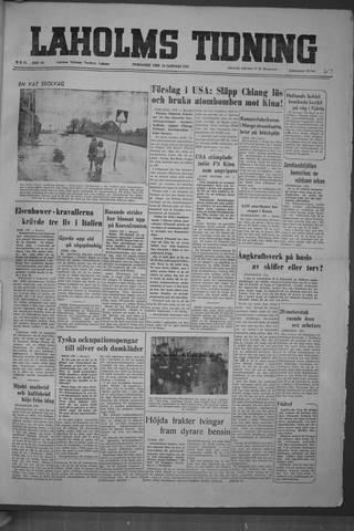 Förstasidan, Fredag 19 januari 1951