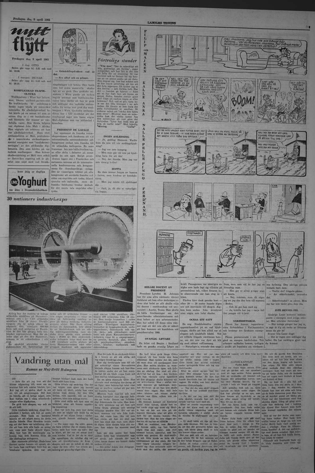 Laholms Tidning Fredag 9 april 1965, sida 5