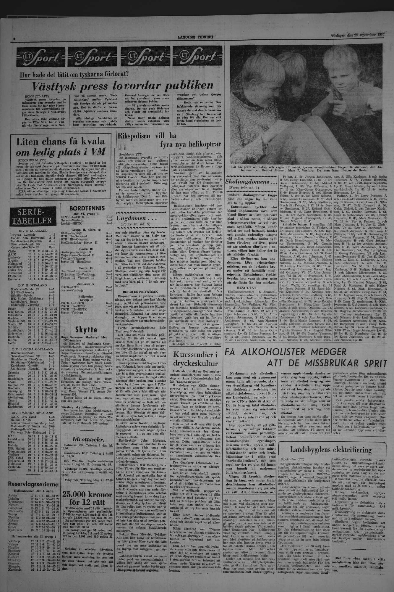Laholms Tidning Tisdag 28 september 1965, sida 6
