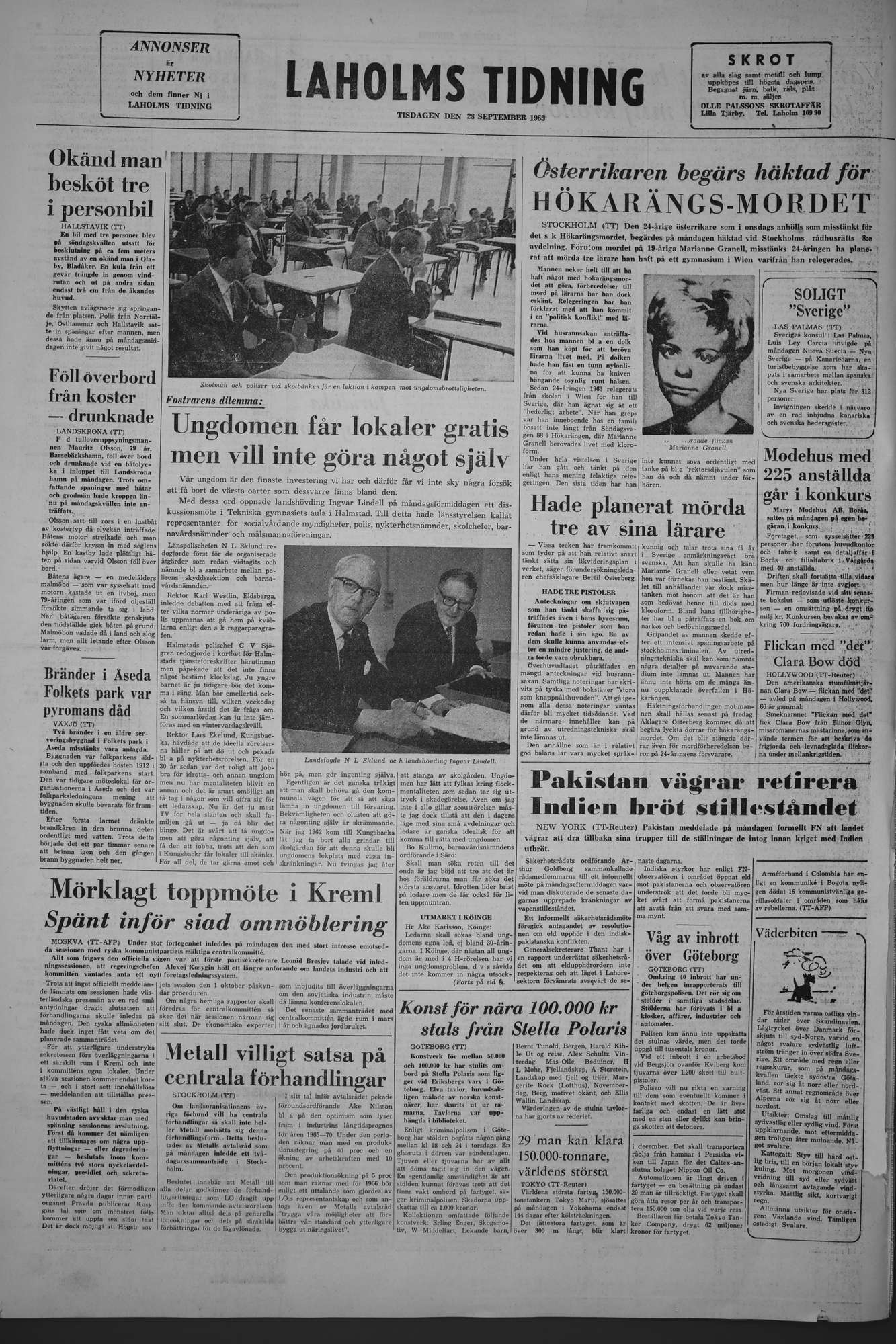 Laholms Tidning Tisdag 28 september 1965, sida 8