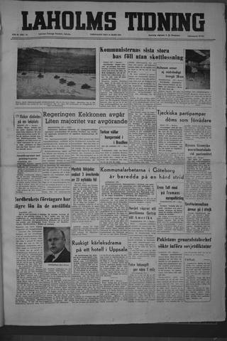 Förstasidan, Torsdag 22 mars 1951