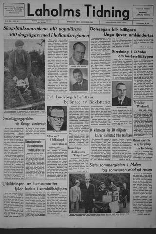 Förstasidan, Onsdag 1 september 1965