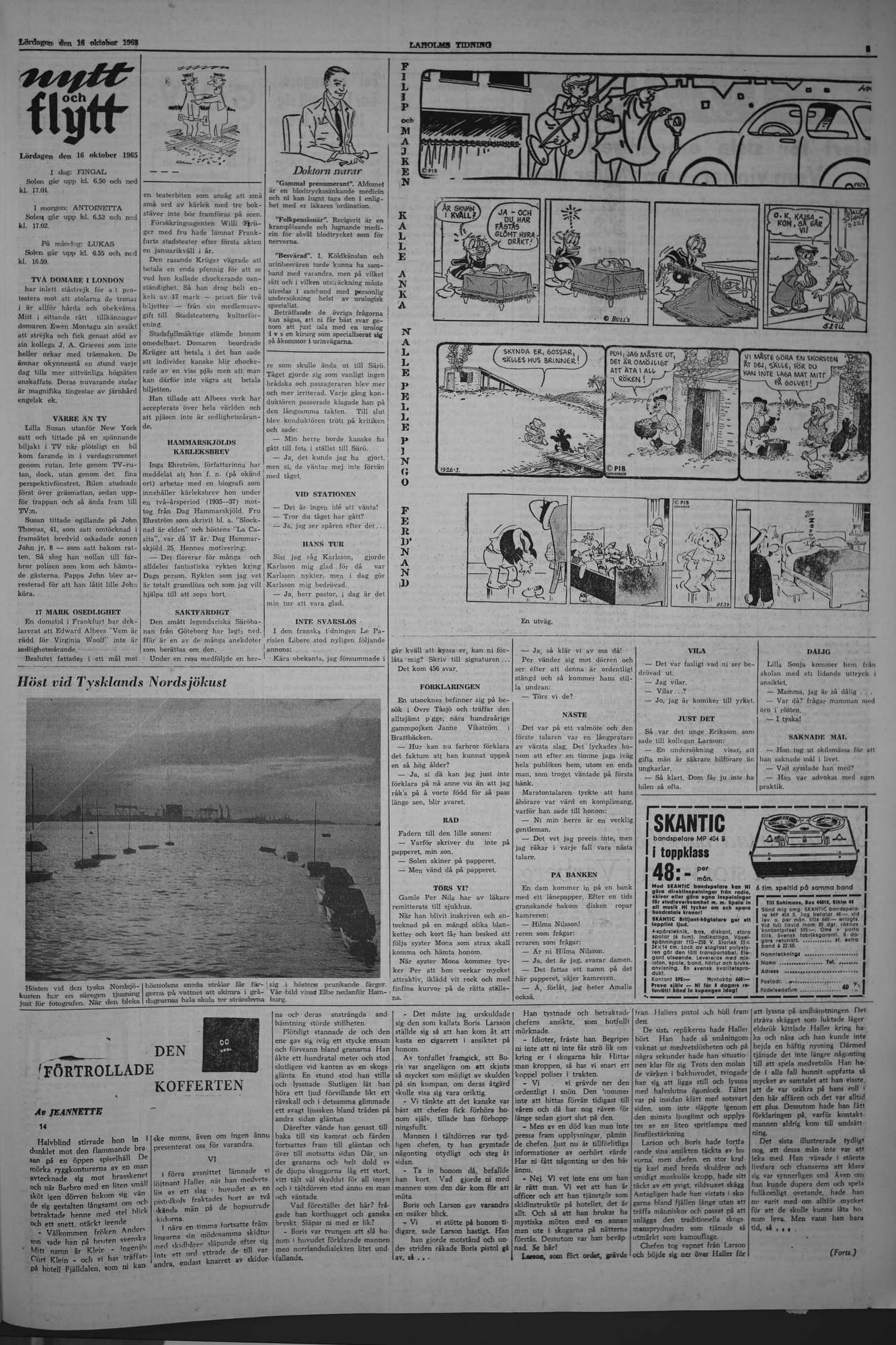 Laholms Tidning Lördag 16 oktober 1965, sida 5