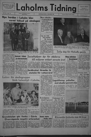 Förstasidan, Måndag 18 oktober 1965