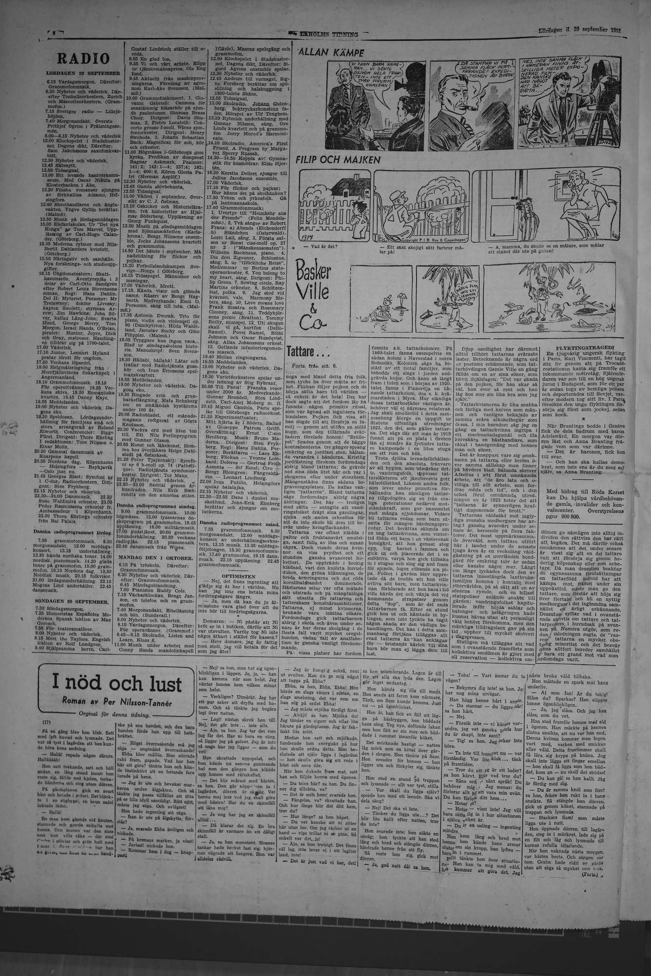 Laholms Tidning Lördag 29 september 1951, sida 8
