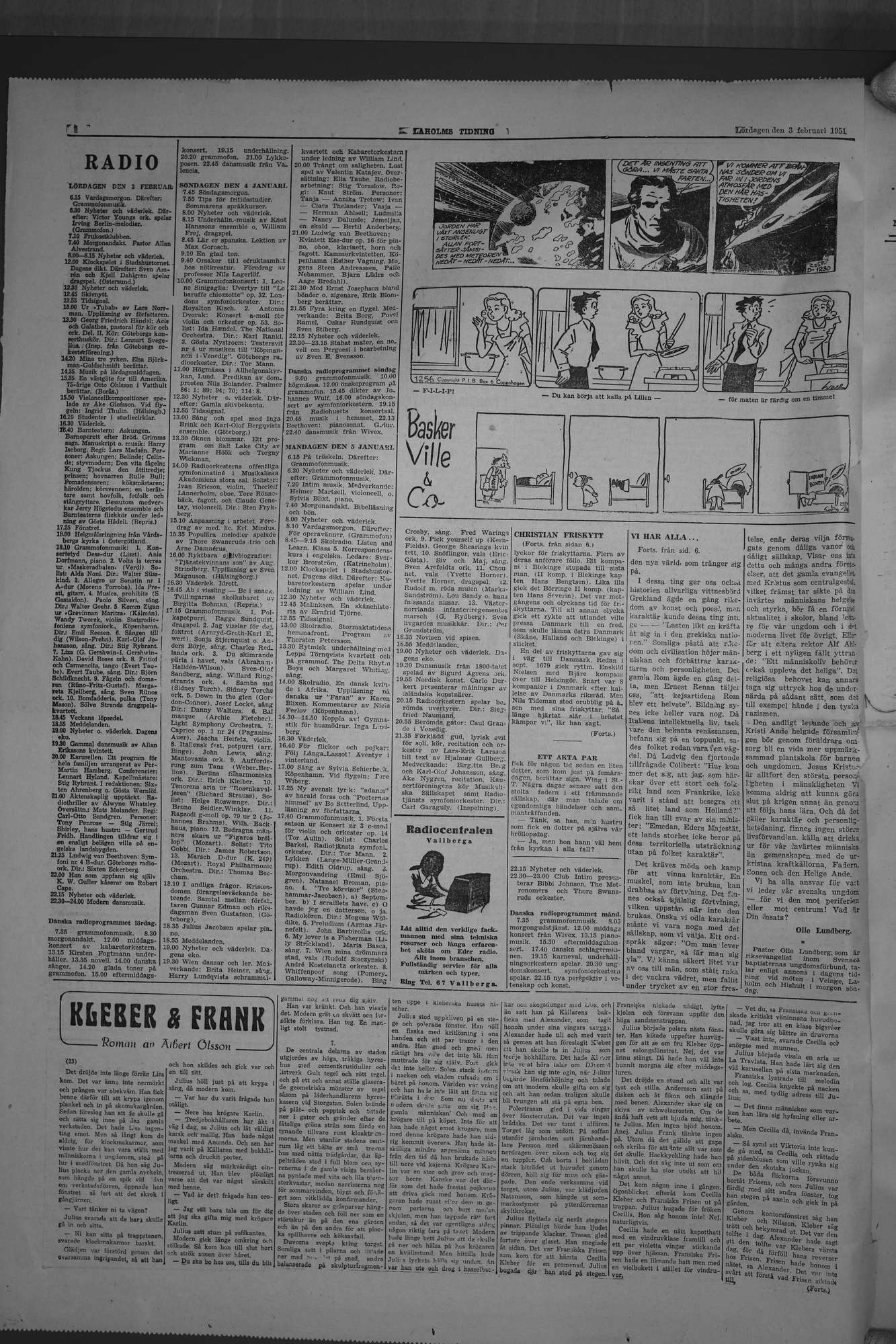 Laholms Tidning Lördag 3 februari 1951, sida 8