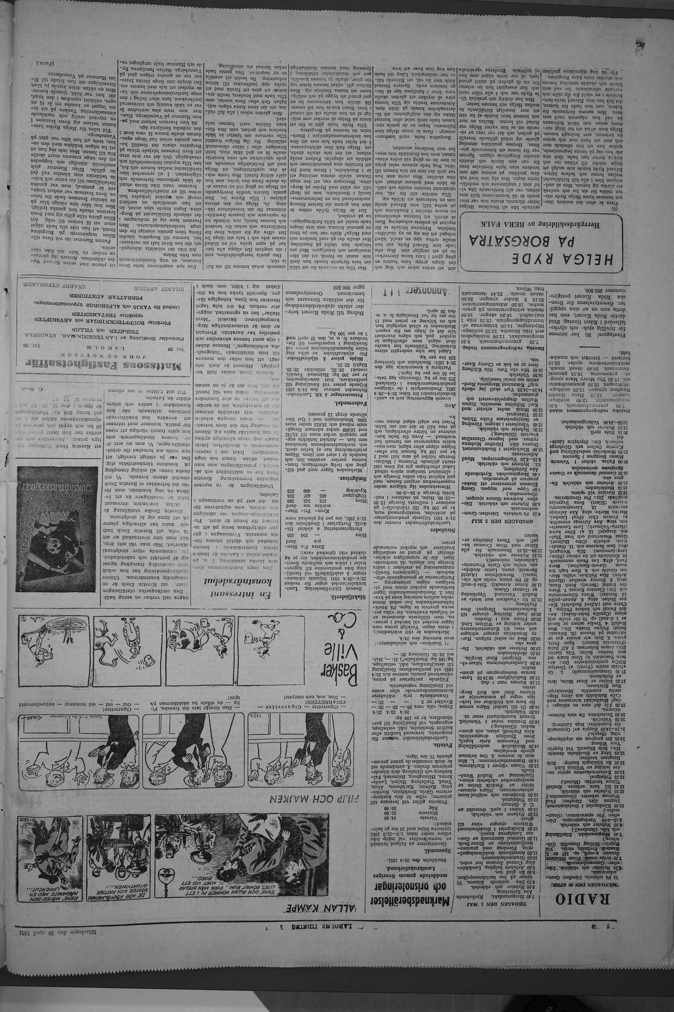 Laholms Tidning Måndag 30 april 1951, sida 8