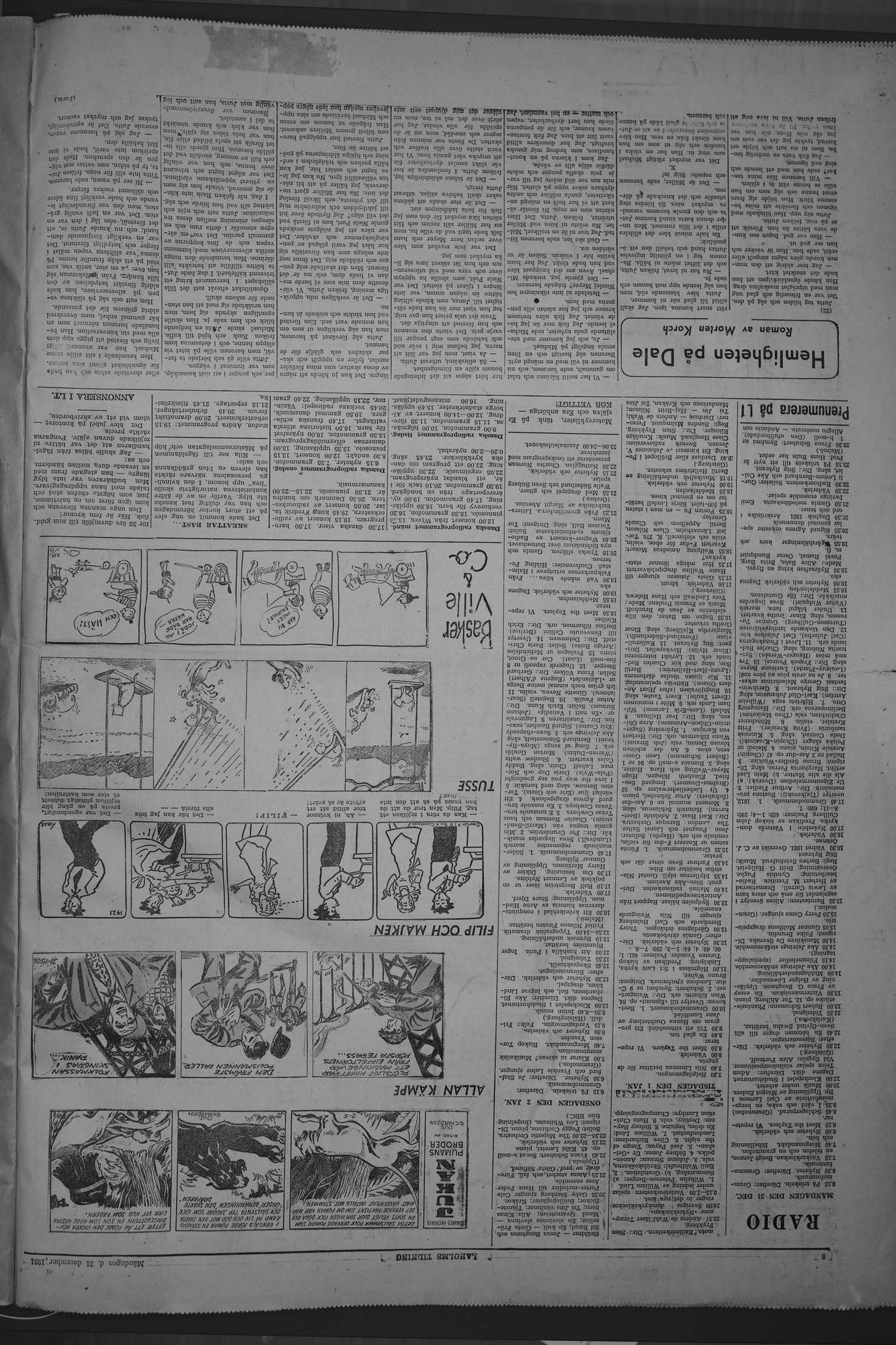 Laholms Tidning Måndag 31 december 1951, sida 8