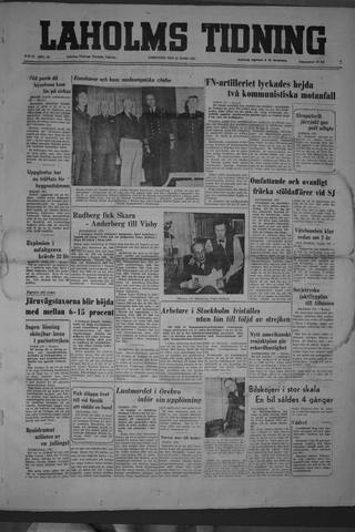 Förstasidan, Lördag 31 mars 1951