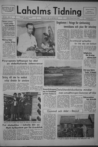 Förstasidan, Torsdag 21 oktober 1965