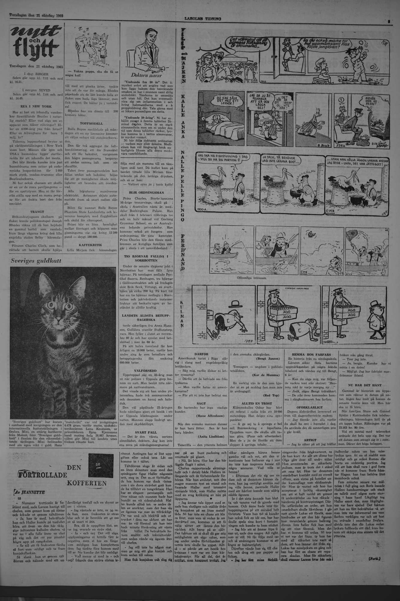 Laholms Tidning Torsdag 21 oktober 1965, sida 5