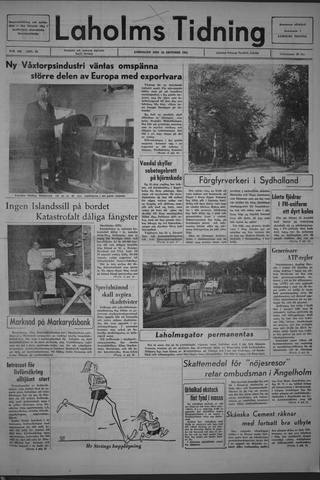 Förstasidan, Lördag 23 oktober 1965