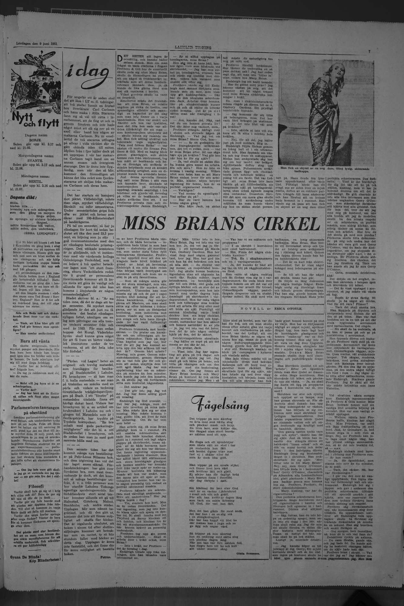 Laholms Tidning Lördag 9 juni 1951, sida 7