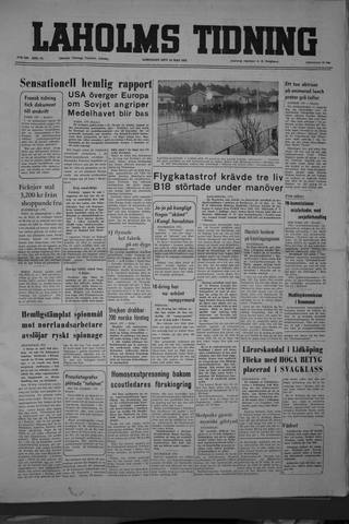 Förstasidan, Lördag 10 maj 1952