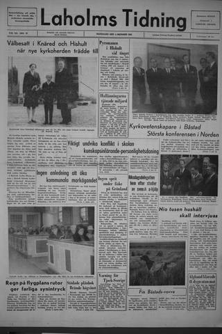 Förstasidan, Måndag 4 oktober 1965